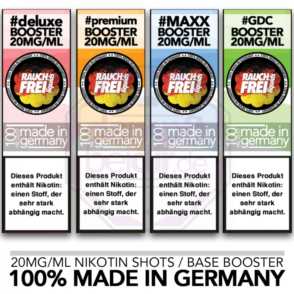 rauchFREI Liquids Base Booster Nikotin Shot 20MG/ML 10ml, 2,00 &eur dampftbeidir.de