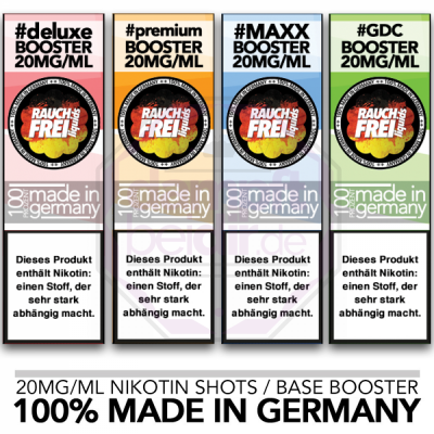 rauchfrei liquids base booster nikotin 20mg ml 10ml rauchfrei liquids base booster nikotin 20mg ml 10ml
