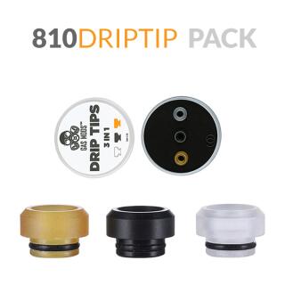 Drip Tip - Gas Mods 810 Pack