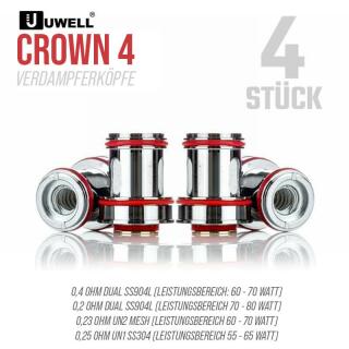 Uwell Crown 4 Coils - Verdampferköpfe