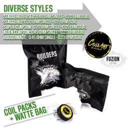 Builders Finest Coil Cotton Pack - Fertigwicklungen &amp; Watte