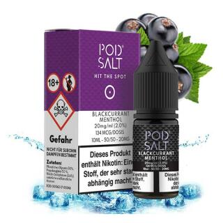 Pod Salt Nikotinsalz - Blackcurrant Menthol 20mg/ml 10ml