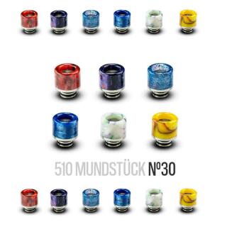 Drip Tip 510 - Resin/Edelstahl Mundstück