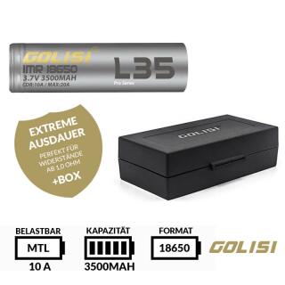 Golisi L35 18650 MTL Akku 3500mAh