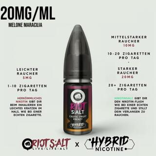 Riot Squad Nikotinsalz - Exotic Fruit Frenzy 10ml 20mg/ml