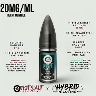 Riot Squad Nikotinsalz - Pure Minted 10ml 20mg/ml