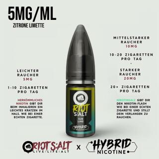 Riot Squad Nikotinsalz - Sub Lime 10ml 5mg/ml