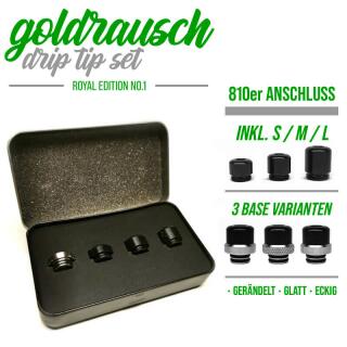 Goldrausch Royal Edition No. 1 Drip Tip Set - 810er Mundstück