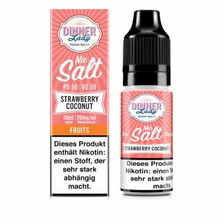 Dinner Lady Nikotinsalz - Strawberry Coconut 10ml