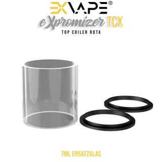 eXvape Expromizer TCX Tankglas 7ml - Ersatzglas