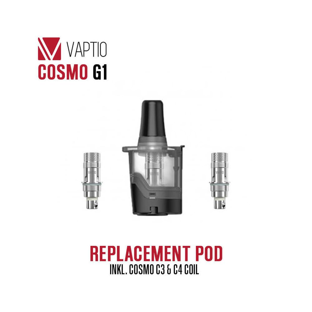 Vaptio Cosmo G1 Pod mit Verdampferköpfen
