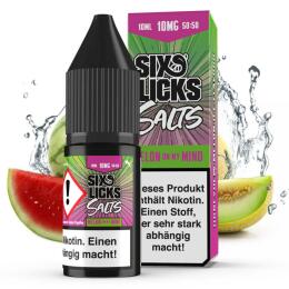 Six Licks Nikotinsalz - Melon on my Mind 10ml