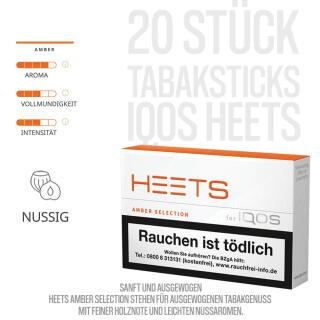 IQOS Heets - Amber Selection 20 Tabaksticks