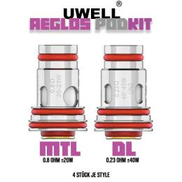 Uwell Aeglos Coils - Verdampferköpfe