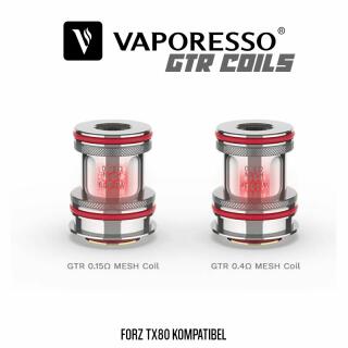 Vaporesso GTR Coils - Forz TX80 Verdampfereinheiten