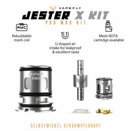 Vapefly Jester X RMC RBA - DIY Verdampfer