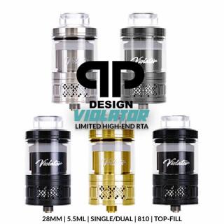 qp Design Violator RTA - 5,5ml 28mm Verdampfer Tank