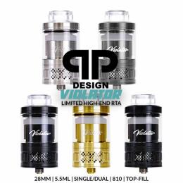 qp Design Violator RTA - 5,5ml 28mm Verdampfer Tank