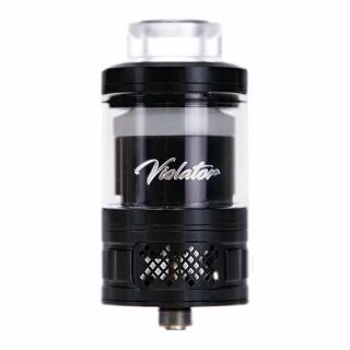 qp Design Violator RTA - 5,5ml 28mm Verdampfer Tank Schwarz matt