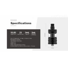 Wirice Launcher Mini Tank - 23mm 3ml Verdampfer