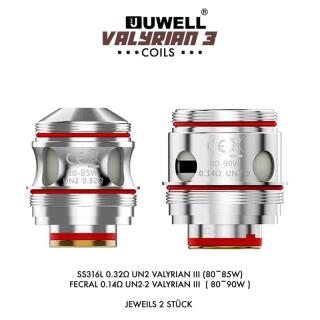 Uwell Valyrian 3 Coils - Verdampfer