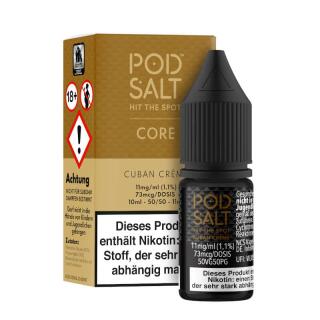 Pod Salt Nikotinsalz - Cuban Creme 11mg/ml 10ml