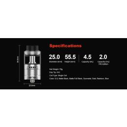 HellVape Fat Rabbit Solo RTA - 25mm Verdampfer