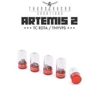 Thunderhead Creations Artemis 2 Edelstahl Coil 0,3 Ohm Fertigwicklungen