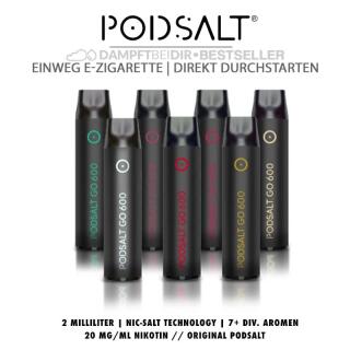 Pod Salt GO 600 Einweg E-Zigarette