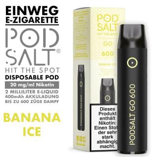 Pod Salt GO 600 Einweg E-Zigarette Banana Ice