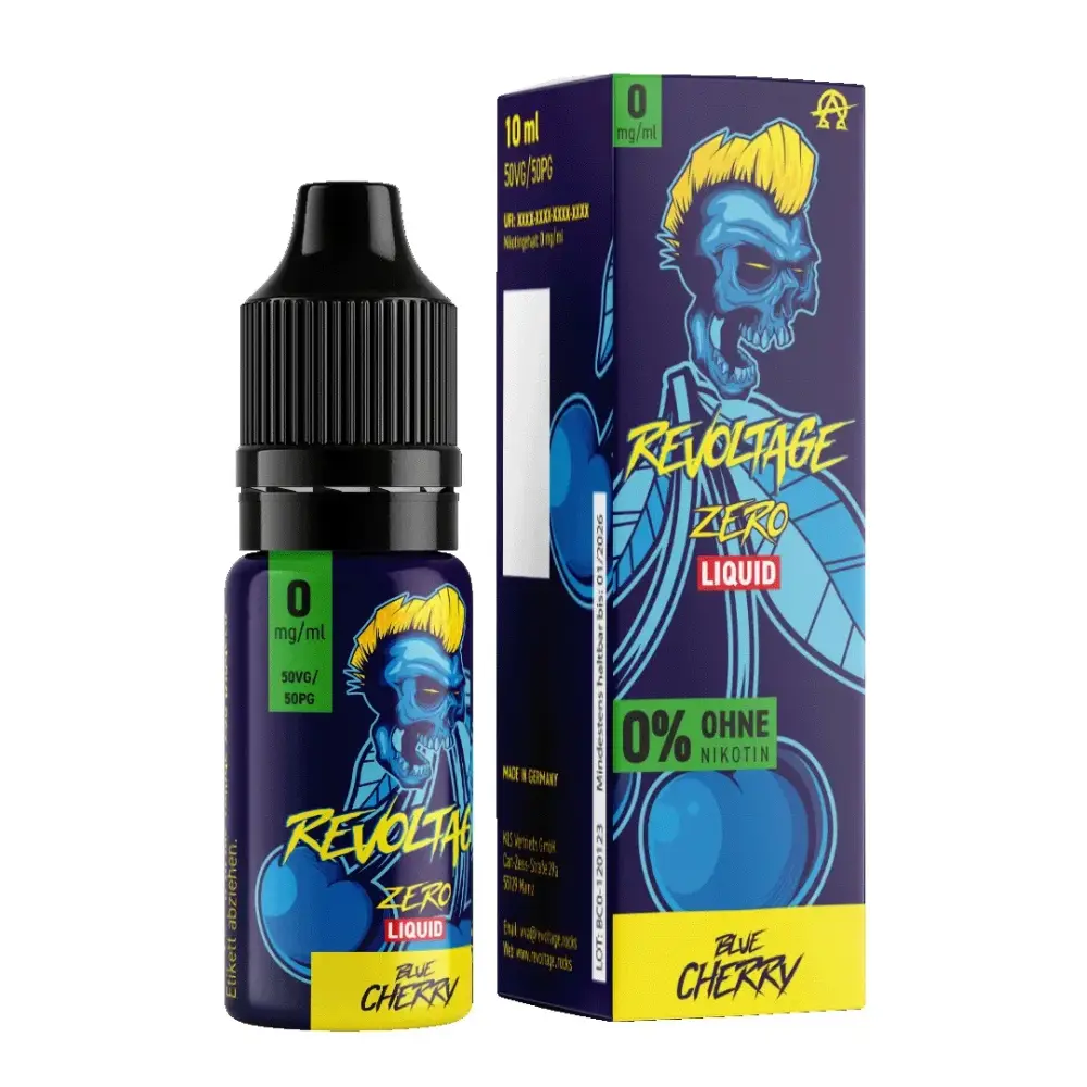 Revoltage Liquid - Blue Cherry 10ml | Dampftbeidir