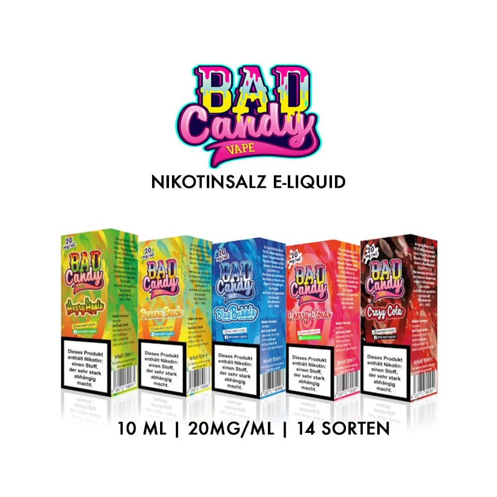 Bad Candy Nikotinsalz Liquids 20mg/ml 10ml bestellen