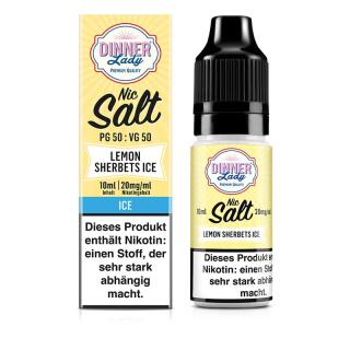 Dinner Lady Nikotinsalz - Lemon Sherbets Ice 10ml