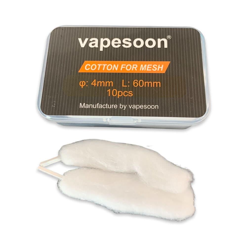 Vapesoon Mesh Watte - 4mm Schnrsenkel | dampftbeidir