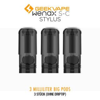 Geekvape Wenax S-C Stylus Pods - 3ml Leerpod