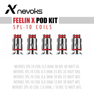 Nevoks SPL-10 Coils - Feelin Verdampfer