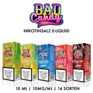 Bad Candy 10ml Nikotinsalz Liquids 10mg/ml