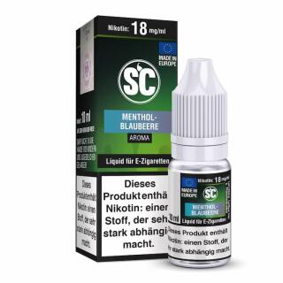 SC Liquid - Menthol Blaubeere 10ml 12mg/ml