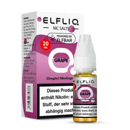 Elfliq by Elfbar Nikotinsalz 10ml Liquid - Grape