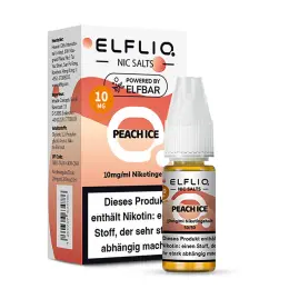 Elfliq by Elfbar Nikotinsalz 10ml Liquid - Peach Ice