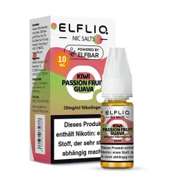 Elfliq by Elfbar Nikotinsalz 10ml Liquid - Kiwi Passion...