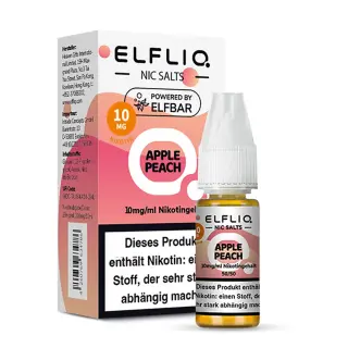 Elfliq by Elfbar Nikotinsalz 10ml Liquid - Apple Peach 10mg/ml