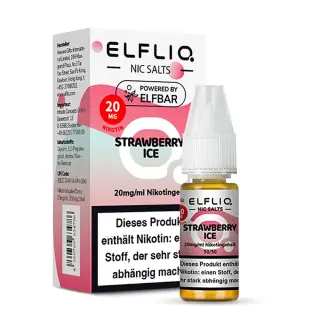 Elfliq by Elfbar Nikotinsalz 10ml Liquid - Strawberry Ice 20mg/ml