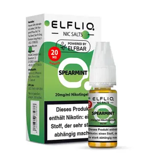 Elfliq by Elfbar Nikotinsalz 10ml Liquid - Spearmint 20mg/ml
