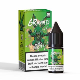 6Rabbits Nikotinsalz 10ml Liquid - Waldmeister