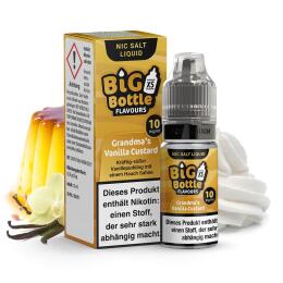 Big Bottle Nikotinsalz 10ml - Grandmas Vanilla Custcard