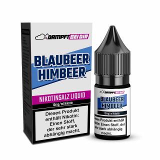 dampftbeidir 10ml Nikotinsalz Liquid - Blaubeer Himbeer