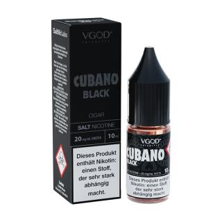 VGOD Nikotinsalz Liquid 10ml - Cubano Black