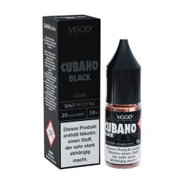 VGOD Nikotinsalz Liquid 10ml - Cubano Black