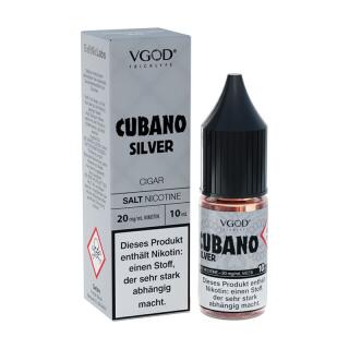 VGOD Nikotinsalz Liquid 10ml - Cubano Silver